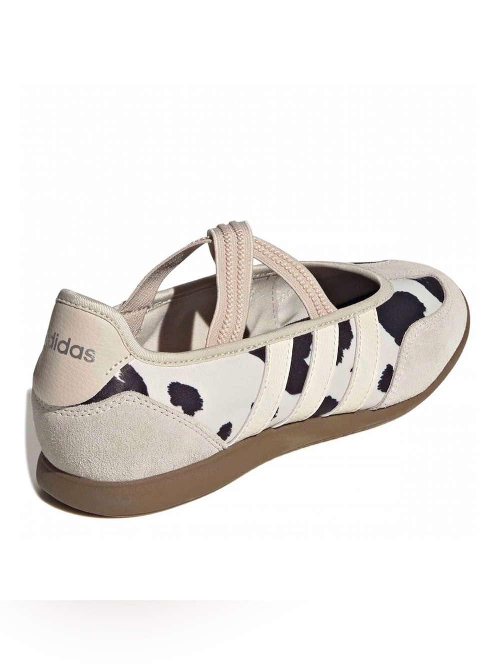 adidas Black and White barreada Mary Jane Style Sneakers - Picture 3 of 7